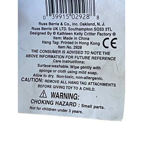 Russ Berrie The Country Folks Frog Leapin Louie Shelf Sitter Plush Plastic Toy - Picture 5 of 11